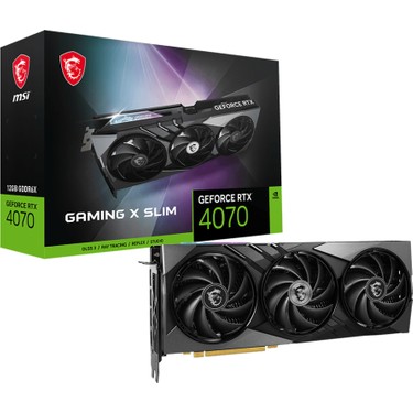 MSI VGA GEFORCE RTX 4070 GAMING X SLIM 12G RTX4070 12GB Fiyatı