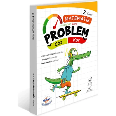 Öğretmen Evde Yayınları 2. Sınıf Matematik Problem Çöz Seti Güncel Eğitim