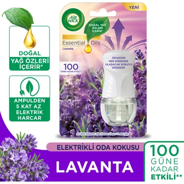 Air Wick Elektrikli Kit Oda Kokusu Lavanta  ( 1 Adet Cihaz + 1 Adet Yedek Şişe