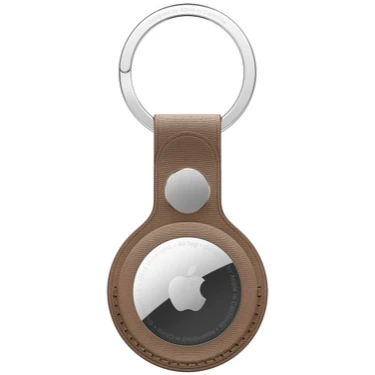 Apple Airtag Mikro Dokuma Anahtarlık - Vizon