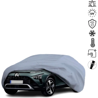 Teksin Hyundai Bayon Araba Brandası Miflonlu Su Geçirmez 4 Mevsim Araba