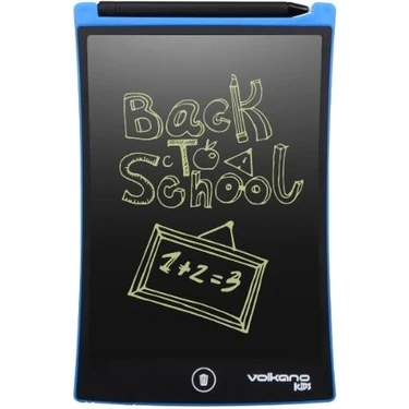 Volkano Doodle Writing Tablet LCD 8.5 Inç Dijital Kalemli Çizim Yazı Tahtası Grafik Not Yazma