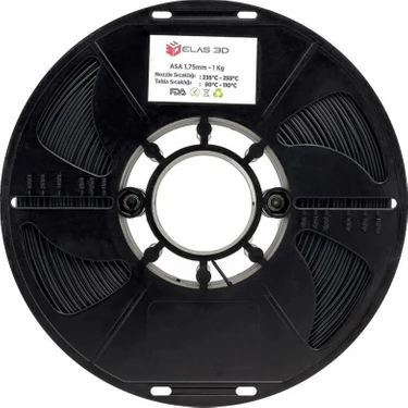 Elas Asa Siyah Filament 1.75MM 1kg