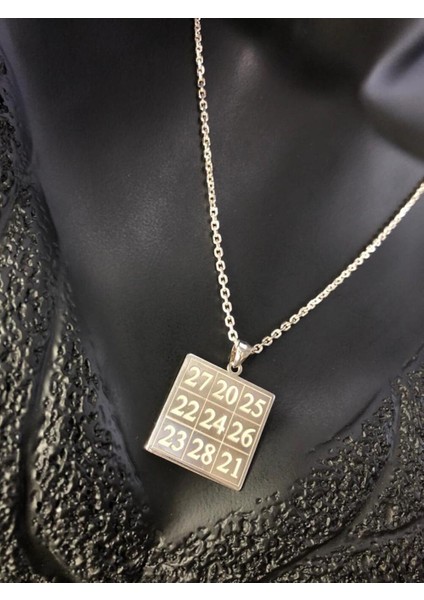 Kubera Para Mantra 925 Ayar Gümüş Unisex Kolye