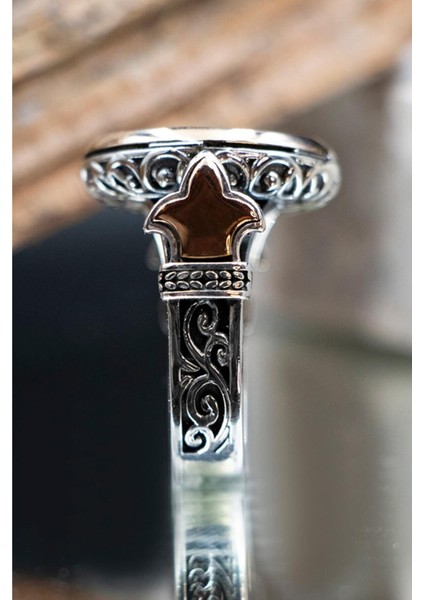 Vog Künfe Ye Kün Yazılı Özel Seri Erkek 925 Ayar Gümüş Yüzük fiyatları