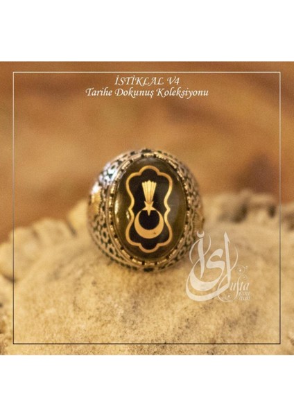 Vog Islam Usta Tasarımı Istiklal Model 4 925 Ayar Gümüş Erkek Yüzük