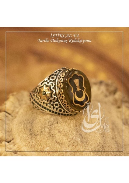 Vog Islam Usta Tasarımı Istiklal Model 4 925 Ayar Gümüş Erkek Yüzük fiyatları