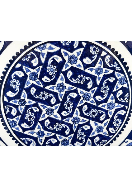 Vip Hediye Rumi İznik Çini Tabak 30cm