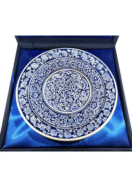 Mavi Beyaz İznik Tabak 30cm
