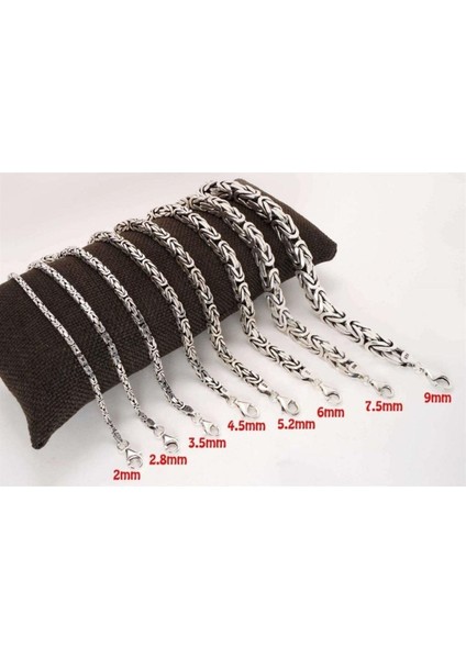 Vog 5.2mm Kare Model Erkek 925 Ayar Gümüş Kral Bileklik Künye Sarı,roze Seçeneği fırsatları