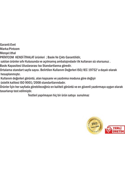 CS720 / Cs 725 (74C5SY0) 7.000 Syf. Sarı Toner