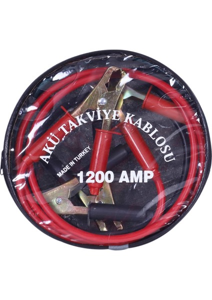 Akü Takviye Kablosu 1200 Amper 55MM Çantalı