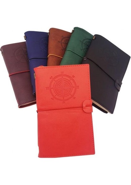 Deri Pusula Defter Hediyelik