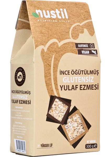 Nustil İnce Öğütülmüş Glutensiz Yulaf Ezmesi 300 gr