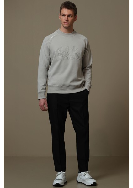 Bert Erkek Sweatshirt Siyah