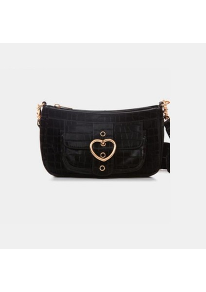 Pembe Xiuya Harajuku Kawaii Lolita Omuz Kadın Pu Deri Şeker Renk Tatlı Sevimli Bozuk Para Cüzdanı Cüzdan ile Crossbody Çantası (Yurt Dışından)