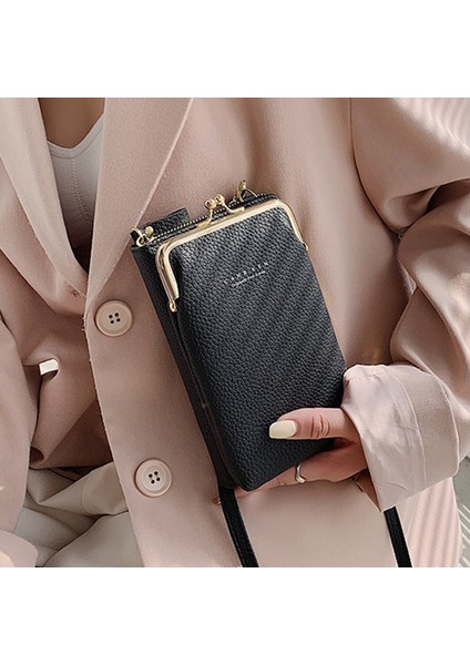 Kırmızı 2023 Mini Kadın Omuz Yumuşak Pu Deri Telefon Crossbody Kadın Fermuar Debriyaj Kadın Küçük Messenger Çantası (Yurt Dışından) fiyatları