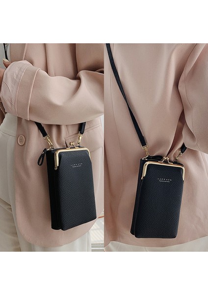 Kırmızı 2023 Mini Kadın Omuz Yumuşak Pu Deri Telefon Crossbody Kadın Fermuar Debriyaj Kadın Küçük Messenger Çantası (Yurt Dışından) modelleri