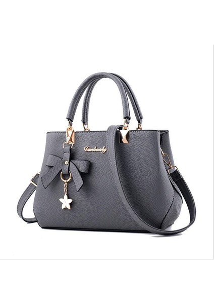 4 Zarif Kare Omuz Tote Kadın Tasarımcı Kadın Yay Tatlı Messenger Crossbody Çantası (Yurt Dışından) modelleri