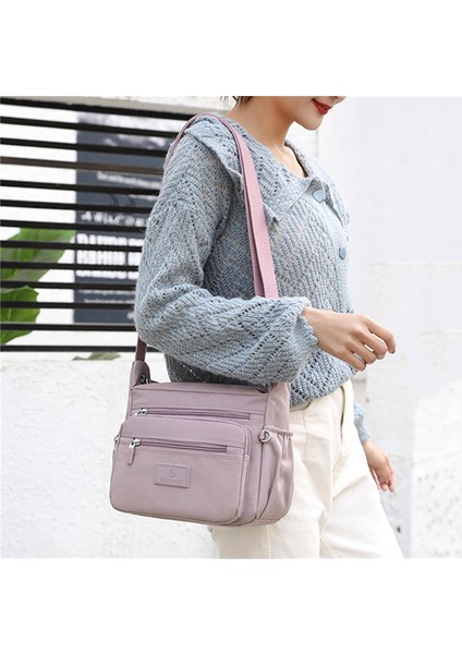 456- Messenger Naylon Kadın Omuz Büyük Kapasiteli Küçük ve Kadın Telefonu Crossbody Çantası (Yurt Dışından) modelleri