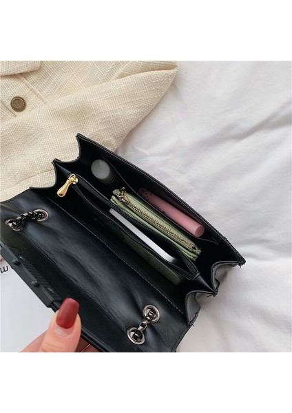 Perçin Zincir Küçük Kadın Için Crossbody Kadın Omuz Askılı Kadın ve Cüzdanlar Tasarımcı Çantası (Yurt Dışından) fiyatları