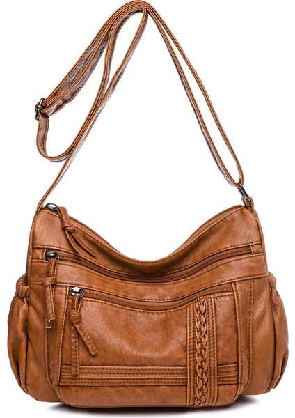 2 Annmouler Omuz Kadın Için Vintage Askılı Yumuşak Pu Deri Crossbody Deri Çantası (Yurt Dışından) fırsatları