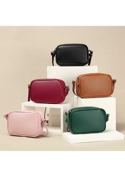 Fengdong Mini Omuzdan Askili Kadın Flep Küçük Kadın Için Crossbody Postacı Deri Telefon Eşi Için Hediye Çantası (Yurt Dışından) modelleri