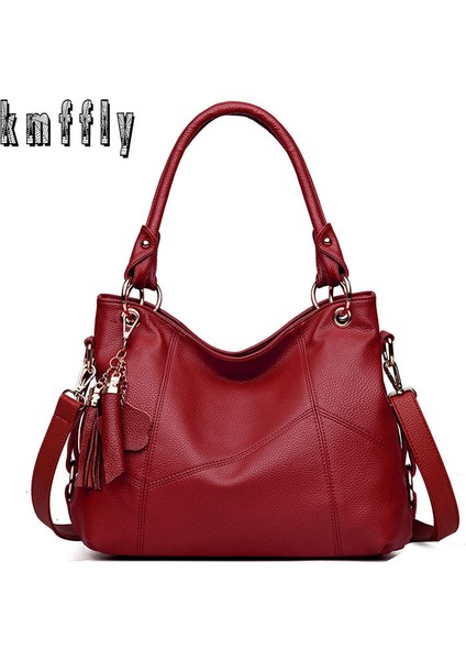 Kadın Gerçek Deri Kadın Postacı Tasarımcı Crossbody Kadın En Saplı Bez Omuz Bolsos Mujer Çantası (Yurt Dışından) modelleri