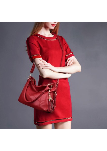 Kadın Gerçek Deri Kadın Postacı Tasarımcı Crossbody Kadın En Saplı Bez Omuz Bolsos Mujer Çantası (Yurt Dışından) indirimleri