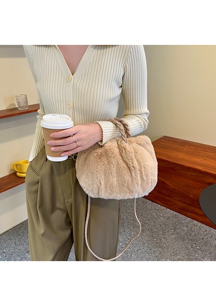 Sarı Kadın Zarif Omuz Kabarık Messenger Kılıfı Dokuma Kolu Crossbody Taşınabilir Küçük Seyahat Kız Tote Çantası (Yurt Dışından) fırsatları