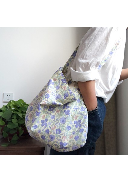 Suc Vintage Çiçek Omuz Kadın Için Crossbody Retro Kadın Ince Pamuklu Bez Seyahat Tote Kadın Büyük Alışveriş Çantası (Yurt Dışından) fırsatları