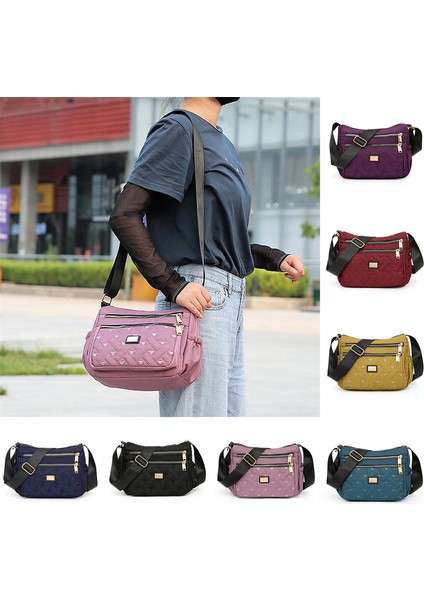 Açık Kadın Için Bir Crossbody Omuz Naylon Su Geçirmez Messenger Kadın Seyahat Kanvas Anne Için Hediye Çantası (Yurt Dışından) fiyatları