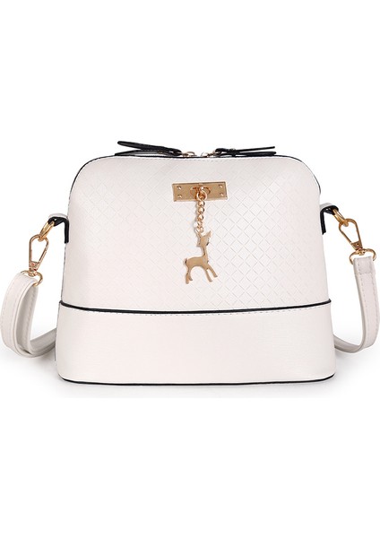 G Pembe Pu Deri Kadın Omuz Kadın Geyik Oyuncak Kolye Kız Küçük Crossbody Kabuk Şekli Askılı Bolsos Çantası (Yurt Dışından) modelleri