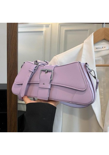 Kadın Vintage Taş Desen Omuz Internet Ünlü Crossbody Küçük Kare Çantası (Yurt Dışından) fırsatları