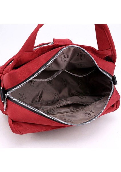 Pembe Oxford Su Geçirmez Tek Omuz Crossbody Seyahat Kadın Tote Çantası (Yurt Dışından) indirimleri