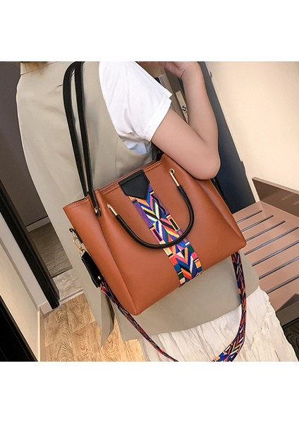 Kırmızı Casual Tote Perçin Kadın Tek Omuz Pu Yumuşak Crossbody Kadın Ünlü Çantası (Yurt Dışından) fırsatları