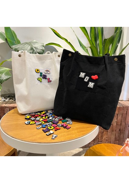 1 Torba 8 Adetpvc Kadife Omuz Kadın Dıy Kadın Tote Kapasiteli Plaj den Kullanılabilir Alışveriş Çantası (Yurt Dışından)