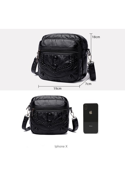 E- Pu Deri Omuz Kadın Crossbody Telefon Cüzdan Tasarımcısı Küçük Kare Çok Fonksiyonlu Kemer Çantası (Yurt Dışından) indirimleri