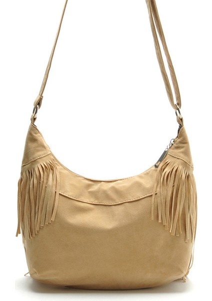 Vintage Bohemian Saçak Messenger Crossbody Kadın Püskül Püskül Omuz Çantası (Yurt Dışından)