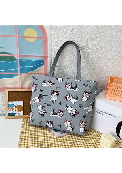 Gösterildiği Gibi Katlanır Kadın Büyük Boy Tote Kadın Casual Çiçek Baskı Tuval Graffiti Omuz Plaj Bolsa Feminina Çantası (Yurt Dışından) fırsatları