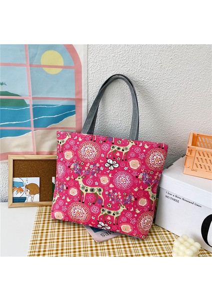 Gösterildiği Gibi Katlanır Kadın Büyük Boy Tote Kadın Casual Çiçek Baskı Tuval Graffiti Omuz Plaj Bolsa Feminina Çantası (Yurt Dışından) indirimleri