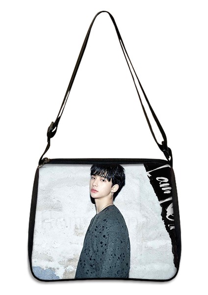 YXBNANTUANS07 Kpop Kaçak Çocuklar Bang Chan Lee Bilmek Hwang Hyun-Jin Koltukaltı Omuz Kadın Kızlar Için Tote Özelleştirmek Çantası (Yurt Dışından)