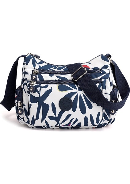 Ginkgo Biloba Kadın Kadın Büyük Kapasiteli Su Geçirmez Naylon Omuz Crossbody Bolsa Feminina Tuval Kadın Postacı Çantası (Yurt Dışından) modelleri