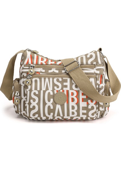 Ginkgo Biloba Kadın Kadın Büyük Kapasiteli Su Geçirmez Naylon Omuz Crossbody Bolsa Feminina Tuval Kadın Postacı Çantası (Yurt Dışından) fırsatları