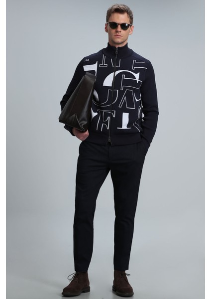Dora Smart Erkek Chino Pantolon Slim Fit Lacivert