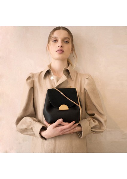 Kırmızı- Kadın Gelenler Fransa Tasarımcısı Kova Kadın Deri Omuz Kadın Fransa Ünlü Crossbody Çantası (Yurt Dışından) modelleri