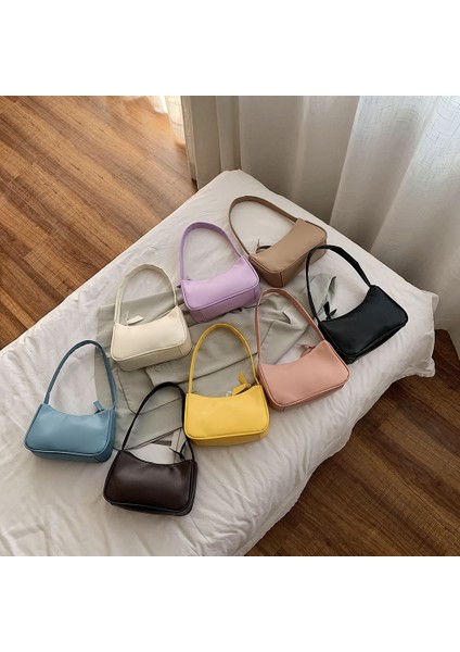 22X14X8MM Retro Tote Kadın Için Trendy Vintage Omuz Kadın Küçük Koltukaltı Retro Mini Crossbody Çantası (Yurt Dışından) modelleri