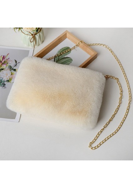 Kauçuk Kırmızı Taklit Kürk Crossbody Kadın Için Sonbahar Kış Peluş ve Kadın Telefonu Omuz Kız Cüzdan Çantası (Yurt Dışından) fiyatları