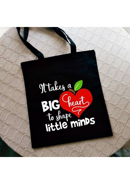 G9694-TBBK-M Teacher Love Inspire Kadın Shopper Alışveriş Kanvas Omuz Kadın den Kullanılabilir Katlanabilir Depolama Tote En Iyi Hediye Çantası (Yurt Dışından) modelleri