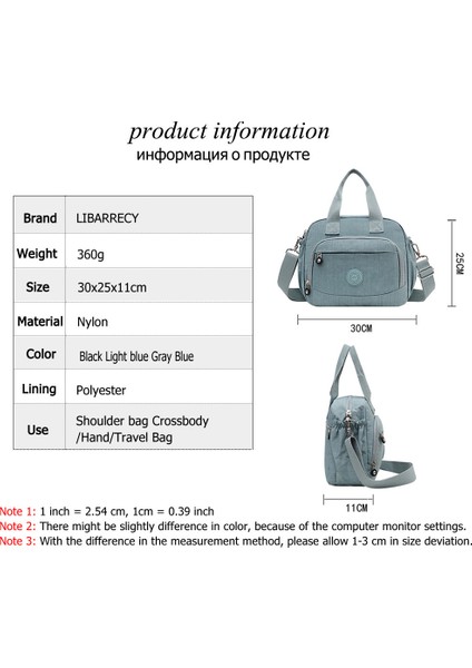 Tasarımcı Kadın Omuz Çok Fonksiyonlu Kadın Naylon Kadın Crossbody Çantası (Yurt Dışından) indirimleri